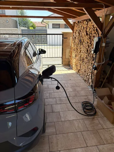 Montáž wallboxu pri rodinnom dome v Stupave