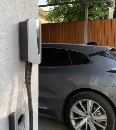 Wallbox nabíjacia stanica pripravená na použitie