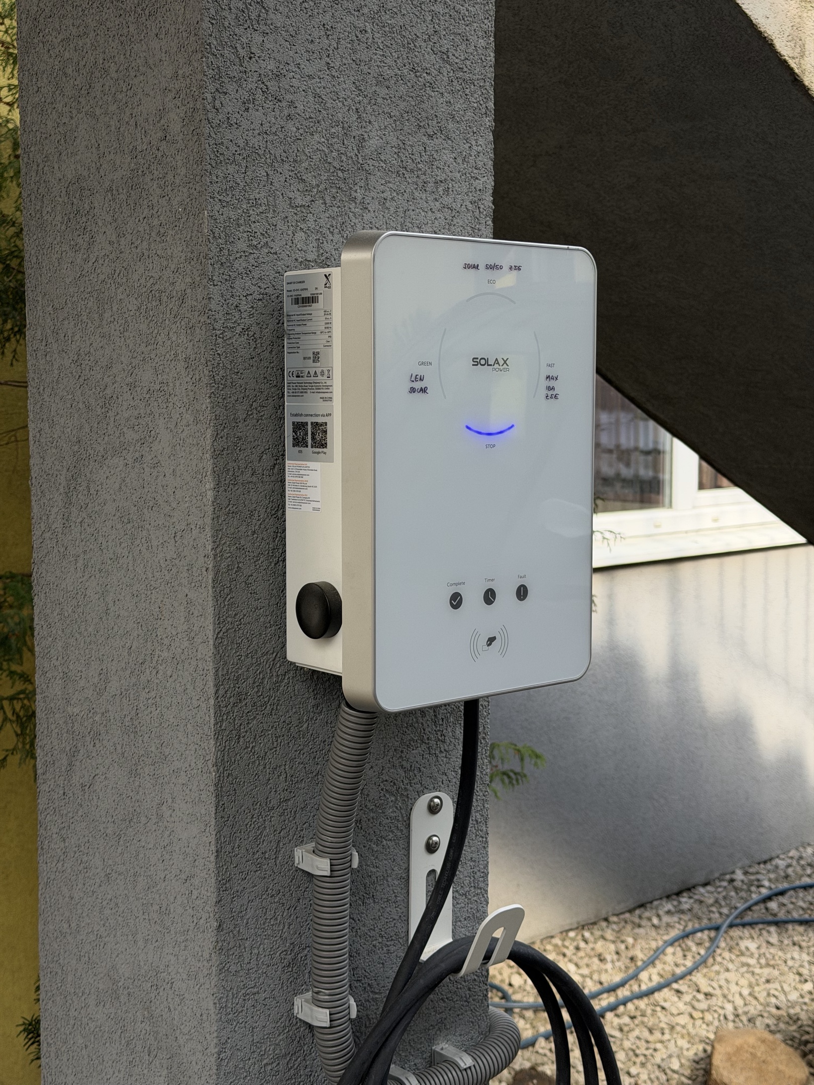 Wallbox nabíjacia stanica pripravená na použitie